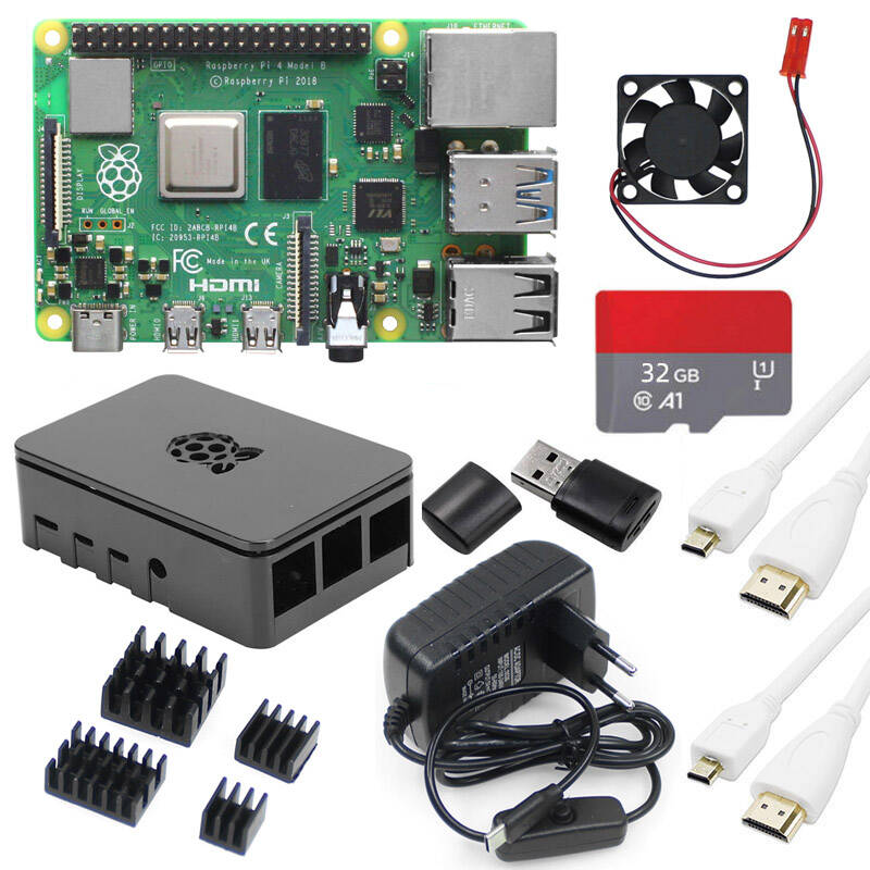 Raspberry Pi 4 8Gb Ram Kit - ชุดเริ่มต้น Raspberry Pi 4B 8GB พร้อมเคส