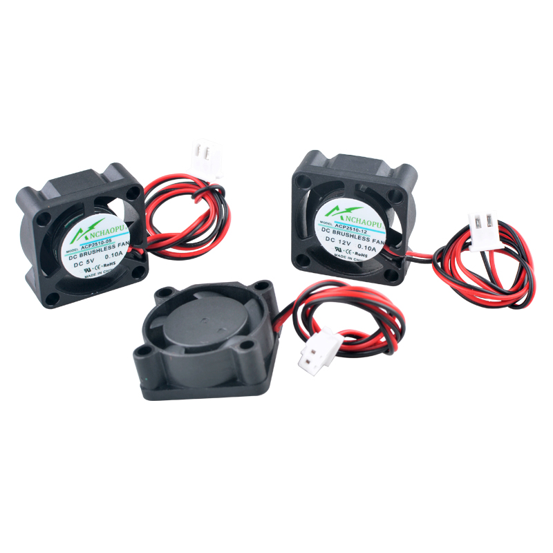 Raspberry Pi Water Cooling Kit - ANCHAOPU 2.5 ซม.25 มม.พัดลม 25x25x10 มม.DC5V/12