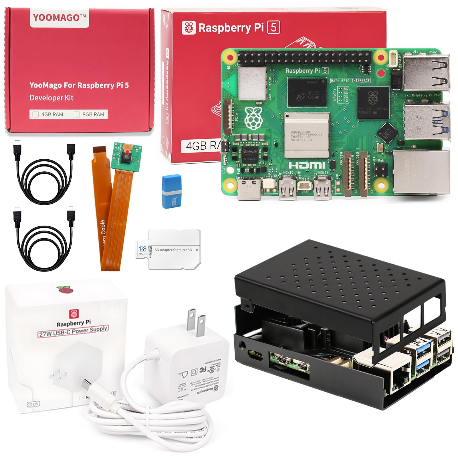 บอร์ดพัฒนา Raspberry Pi 5 รุ่น - Raspberry Pi 4 8Gb Ram Kit บทวิจารณ์และราคา