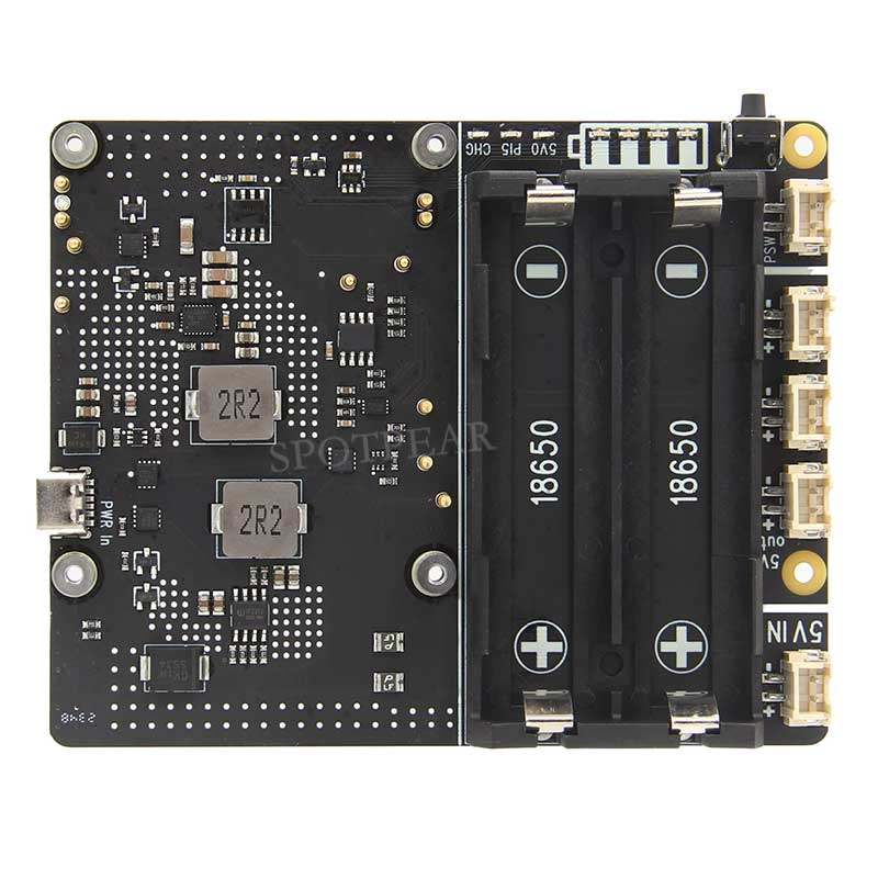 บอร์ด Raspberry Pi 5 18650 UPS - Raspberry Pi Uninterrupted Power Supply Ups 18650 บทวิจารณ์และราคา