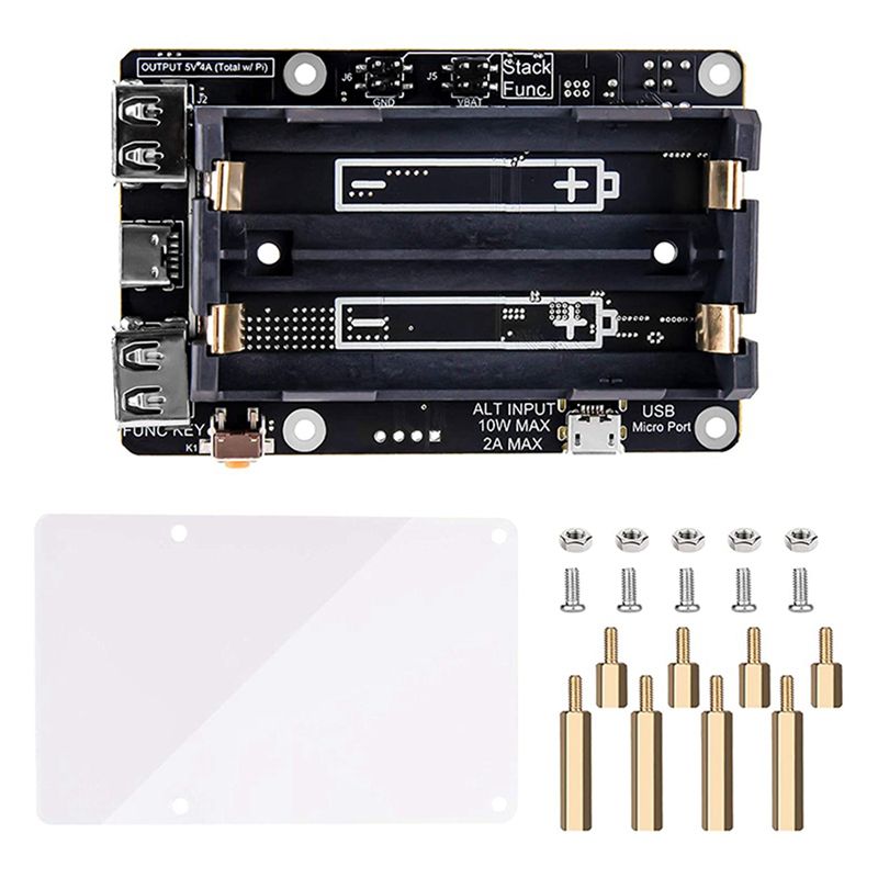 Delicate Texture-2X สำหรับ Ras - Raspberry Pi Uninterrupted Power Supply Ups 18650 บทวิจารณ์และราคา