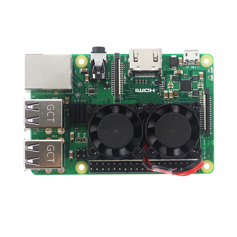 Raspberry Pi 4 พัดลมคู่พร้อมฮี - Raspberry Pi Water Cooling Kit บทวิจารณ์และราคา