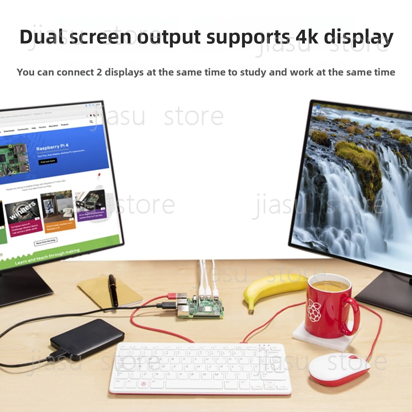 ใช้งานได้กับ Raspberry Pi 4 Mo - Raspberry Pi 4 8Gb Ram Kit บทวิจารณ์และราคา