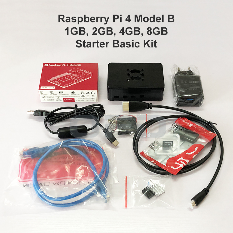 Raspberry Pi 4 Model B ชุดเริ่ - Raspberry Pi 4 8Gb Ram Kit บทวิจารณ์และราคา