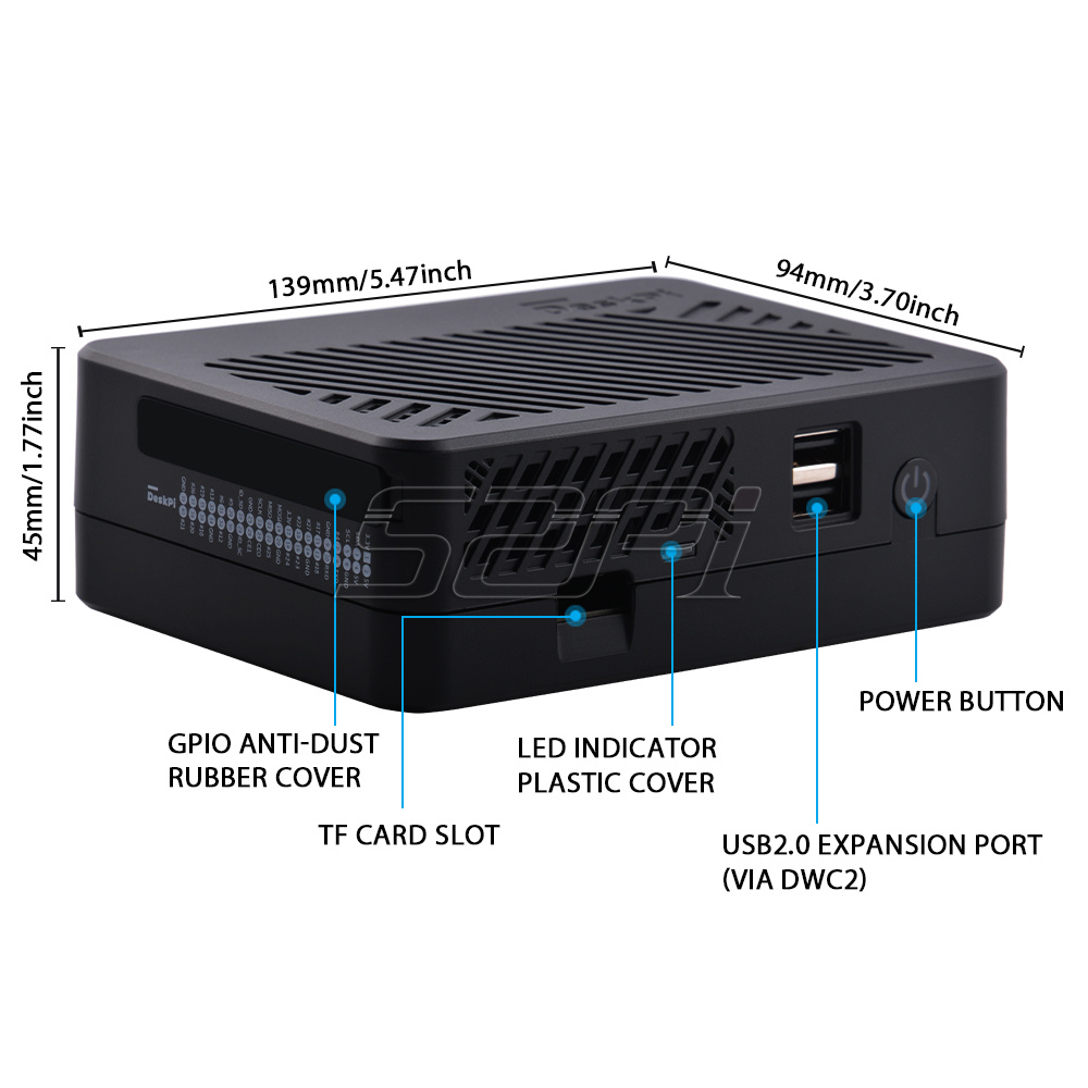 52Pi DeskPi Lite NAS พร้อม M.2 - Argon One V3 M.2 Nvme Case บทวิจารณ์และราคา