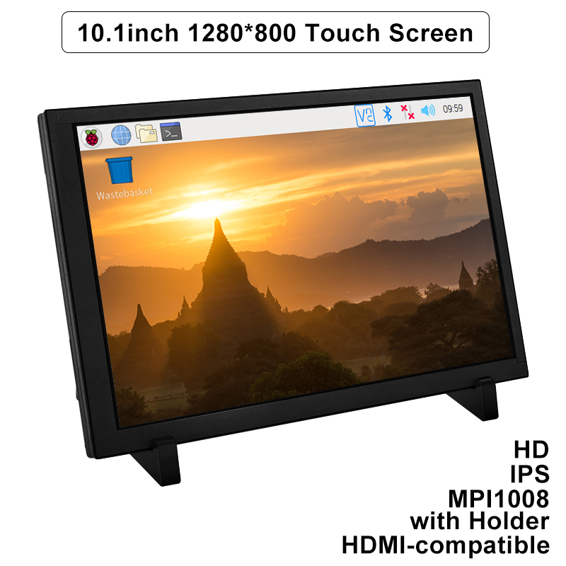 หน้าจอสัมผัส Raspberry Pi 4B ข - Raspberry Pi 10.1 Inch Capacitive Touch Screen Ips บทวิจารณ์และราคา