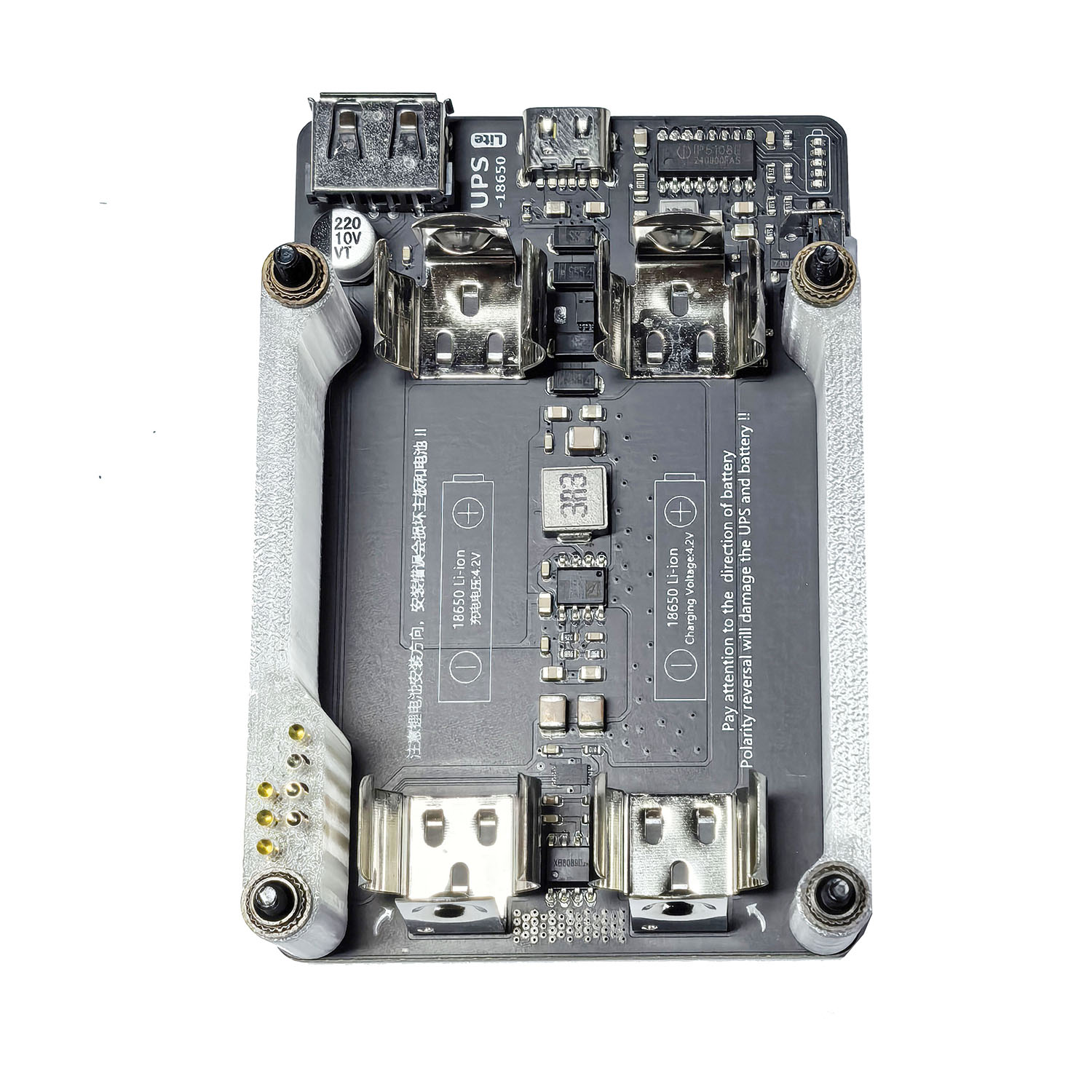 Raspberry Pi 4B 3B + 3B 5V 3A  - Raspberry Pi Uninterrupted Power Supply Ups 18650 บทวิจารณ์และราคา