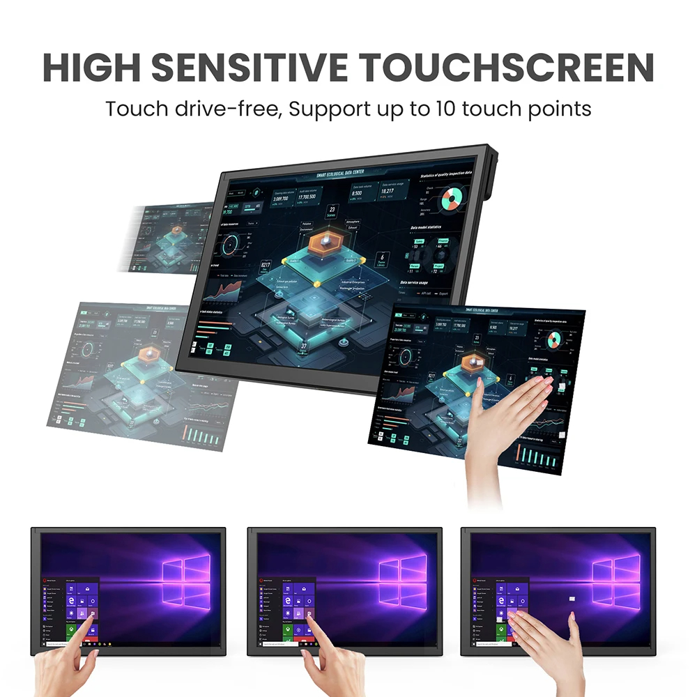 หน้าจอสัมผัสแบบ Capacitive ขนา - Raspberry Pi 10.1 Inch Capacitive Touch Screen Ips บทวิจารณ์และราคา