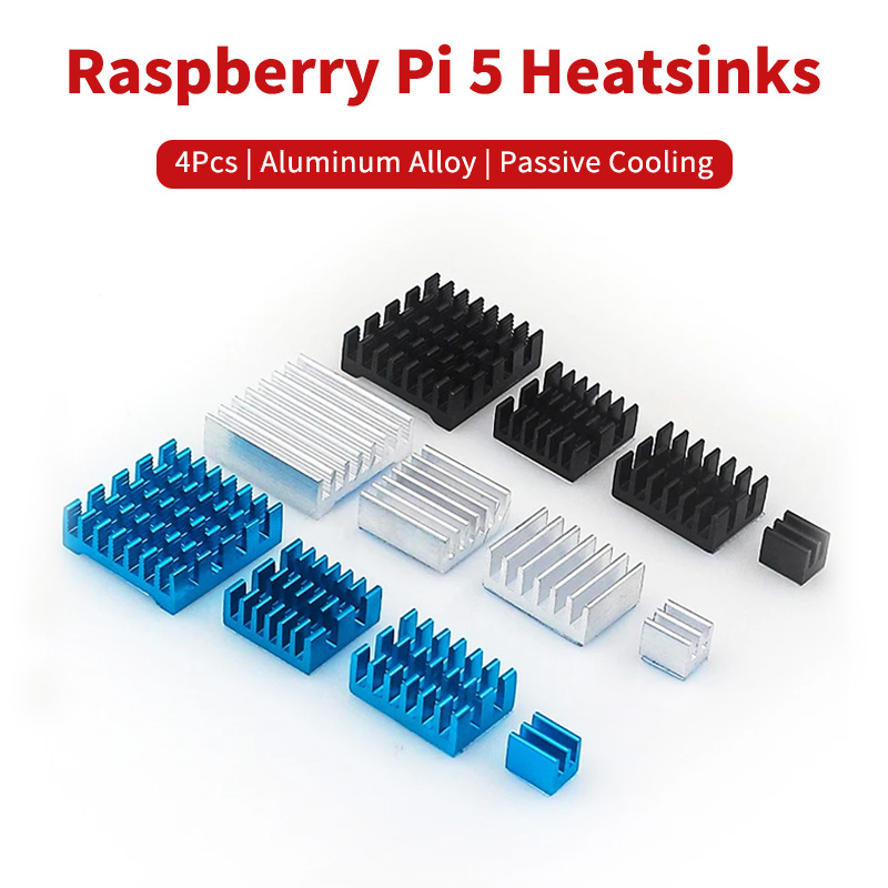 4 ชิ้น Raspberry Pi 5 ฮีทซิงค์ - Raspberry Pi Water Cooling Kit บทวิจารณ์และราคา