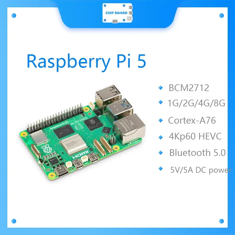 สำหรับบอร์ด Raspberry Pi 5 Cor - Raspberry Pi 5 8Gb Board บทวิจารณ์และราคา