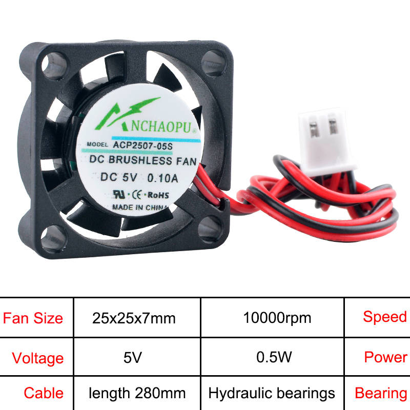 ANCHAOPU 25 มม.พัดลมระบายความร - Raspberry Pi Water Cooling Kit บทวิจารณ์และราคา