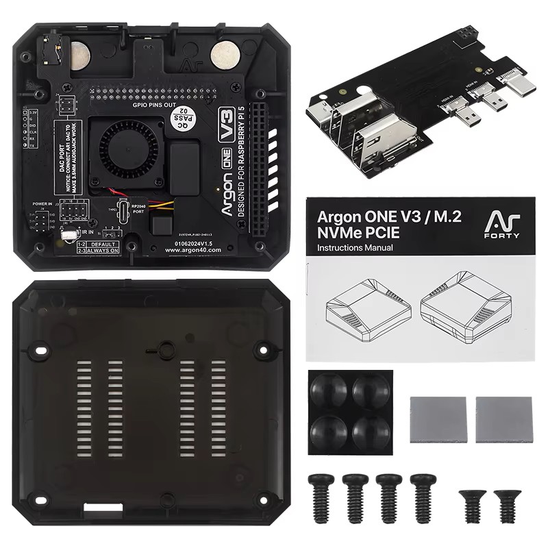 เคสโลหะ Argon ONE V3 สำหรับ Ra - Argon One V3 M.2 Nvme Case บทวิจารณ์และราคา