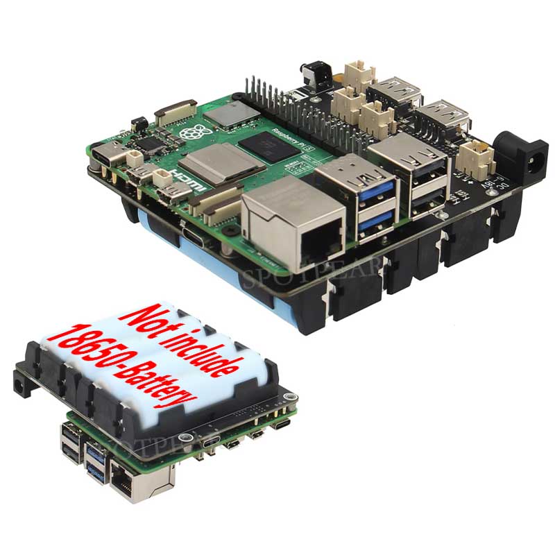 X1202 Raspberry Pi 5 UPS Board - Raspberry Pi Uninterrupted Power Supply Ups 18650 บทวิจารณ์และราคา